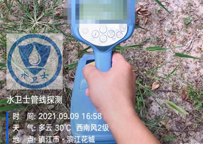 上海金属管道探测案例-镇江滨江花城小区